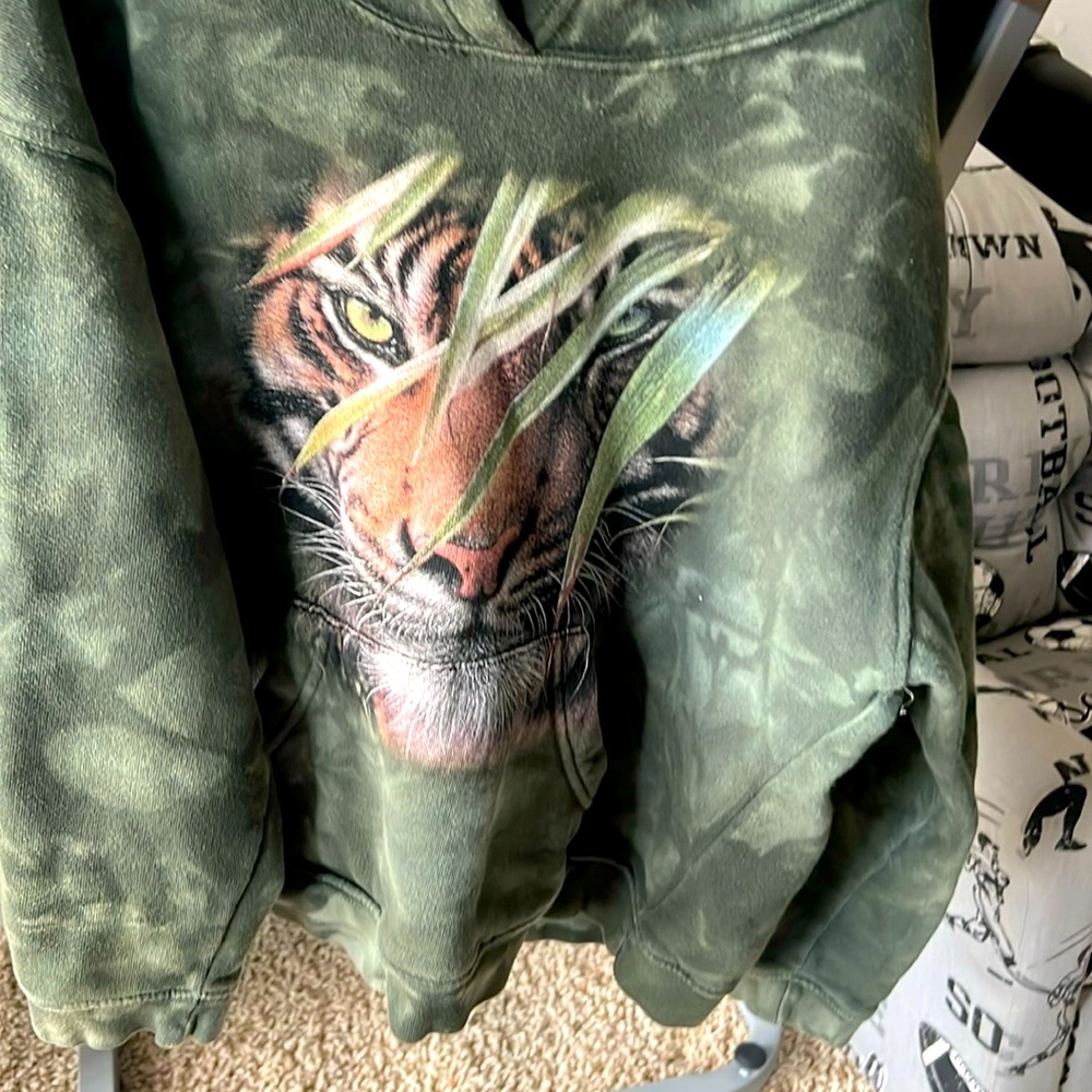 Boy’s hoodie with lining. Slightly worn.